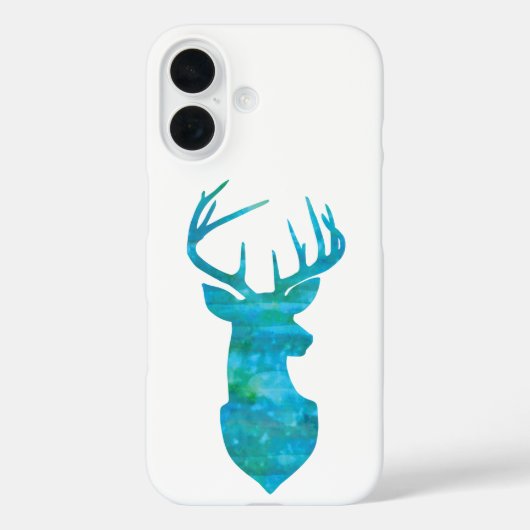 Blaue Silhouette Case-Mate iPhone Hülle (Rückseite)