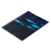 Blaue Silhouetten Notizblock (Linke Seite)