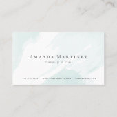 Blaue Sitzecke Karte (Rückseite)