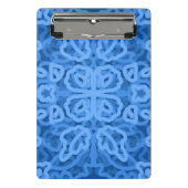 Blaue Skala Mini Klemmbrett (Vorderseite)