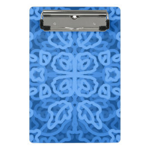 Blaue Skala Mini Klemmbrett