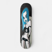 Blaue Skateboard (Vorderseite)