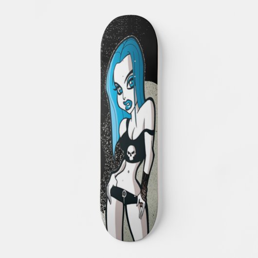Blaue Skateboard (Vorderseite)
