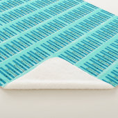 Blaue Skis mit blauer Decke. Sherpadecke (3/4)