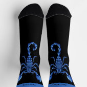 Blaue Skorpion-Socken Socken (Oben)