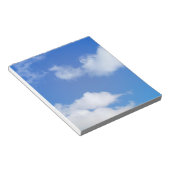 BLAUE SKY NOTEPAD NOTIZBLOCK (angewinkelt)