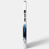 Blaue Skyline Case-Mate iPhone Hülle (Rückseite / Links)