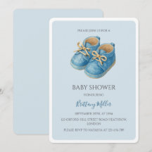 Blaue Sneaker-Baby-Party Sports