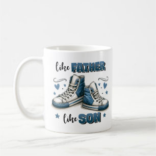 Blaue Sneaker Wie Vater, so Sohn  Kaffeetasse