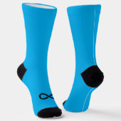 blaue Socken (Gewinkelt)