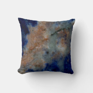 Blaue Sodalith Nahaufnahme Kissen