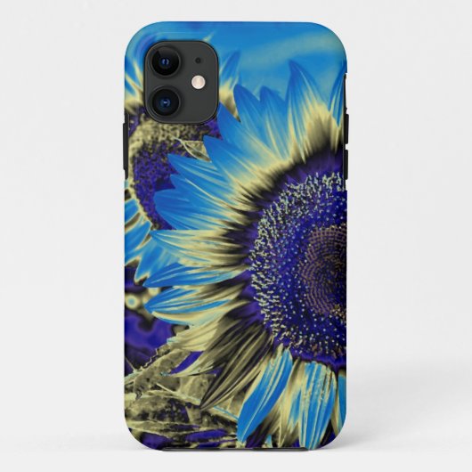 Blaue Sonnenblume 2 Case-Mate iPhone Hülle (Rückseite)