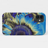 Blaue Sonnenblume 2 Case-Mate iPhone Hülle (Rückseite (Horizontal))