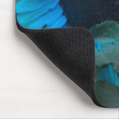 Blaue Sonnenblume 2 Mauspad (Ecke)
