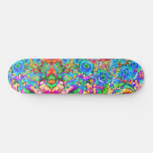 Blaue Sonnenblumenfelder für immer Skateboard (Horizontal)