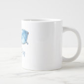 Blaue Sonnenbrillen Jumbo-Tasse (Rechts)