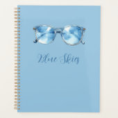 Blaue Sonnenbrillen Planer (Vorderseite)