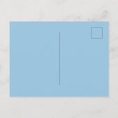 Blaue Sonnenbrillen Postkarte (Rückseite)