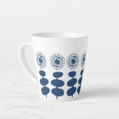 Blaue Sonnenstrahlen Milchtasse (Linke Ecke)