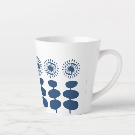 Blaue Sonnenstrahlen Milchtasse (Rechts)