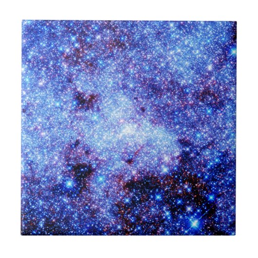 Blaue Sparkassenstars Fliese (Vorderseite)