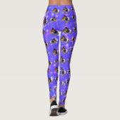 Blaue Sparkle-Guinea Schweine, Leggings (Rückseite)