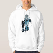 Blaue Sperre Hoodie (Vorderseite)