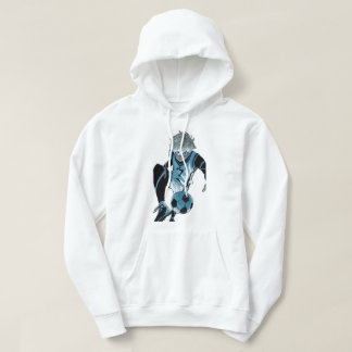Blaue Sperre Hoodie