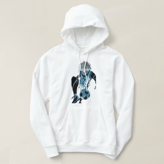Blaue Sperre Hoodie (Design vorne)