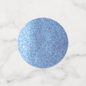 Blaue Spielmuster Konfetti (Klein Vorderseite)