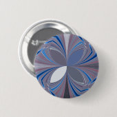 Blaue Spinne Button (Vorne & Hinten)