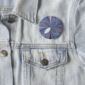 Blaue Spinne Button (Beispiel)