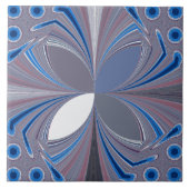 Blaue Spinne Fliese (Vorderseite)