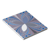 Blaue Spinne Notizblock (angewinkelt)