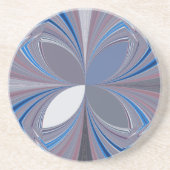 Blaue Spinne Sandstein Untersetzer (Vorne)
