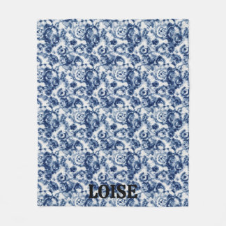 Blaue Spiral-Personalized-Fleece-Decke Fleecedecke