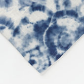 Blaue Spiral-Personalized-Fleece-Decke Fleecedecke (Ecke)