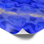 Blaue Spitzen-Liebe... Poster (Ecke)