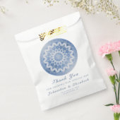 Blaue Spitzen-Mandala-Hochzeit Geschenktütchen (Versiegelt)