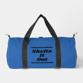 Blaue Sporttasche Duffle Bag (Vorderseite)
