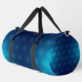 Blaue Sporttasche mit schwarzen Gurten Duffle Bag