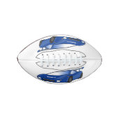 Blaue Sportwagen mit Airfolienillustrierung Football (Vorderseite)