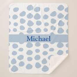 BLAUE SPOTS SHERPA BLANKET SHERPADECKE