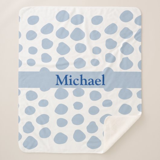 BLAUE SPOTS SHERPA BLANKET SHERPADECKE (Vorderseite)