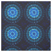 Blaue Spott-Punkte, Stoff (Muster)