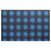 Blaue Spott-Punkte, Stoff (Fat Quarter (45,7 x 55,9 cm))