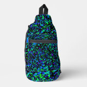 Blaue Spritz - Schlinge Tasche (Vorderseite)