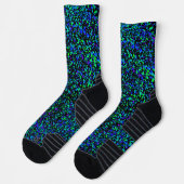 Blaue Spritz - Sport-Socken Socken (Links)