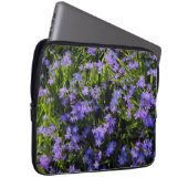 Blaue Squill Spring Blumen, grüne Blätter Laptopschutzhülle (Vorne Rechts)