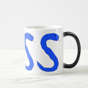 Blaue SSSSsnake-Tasse Verwandlungstasse